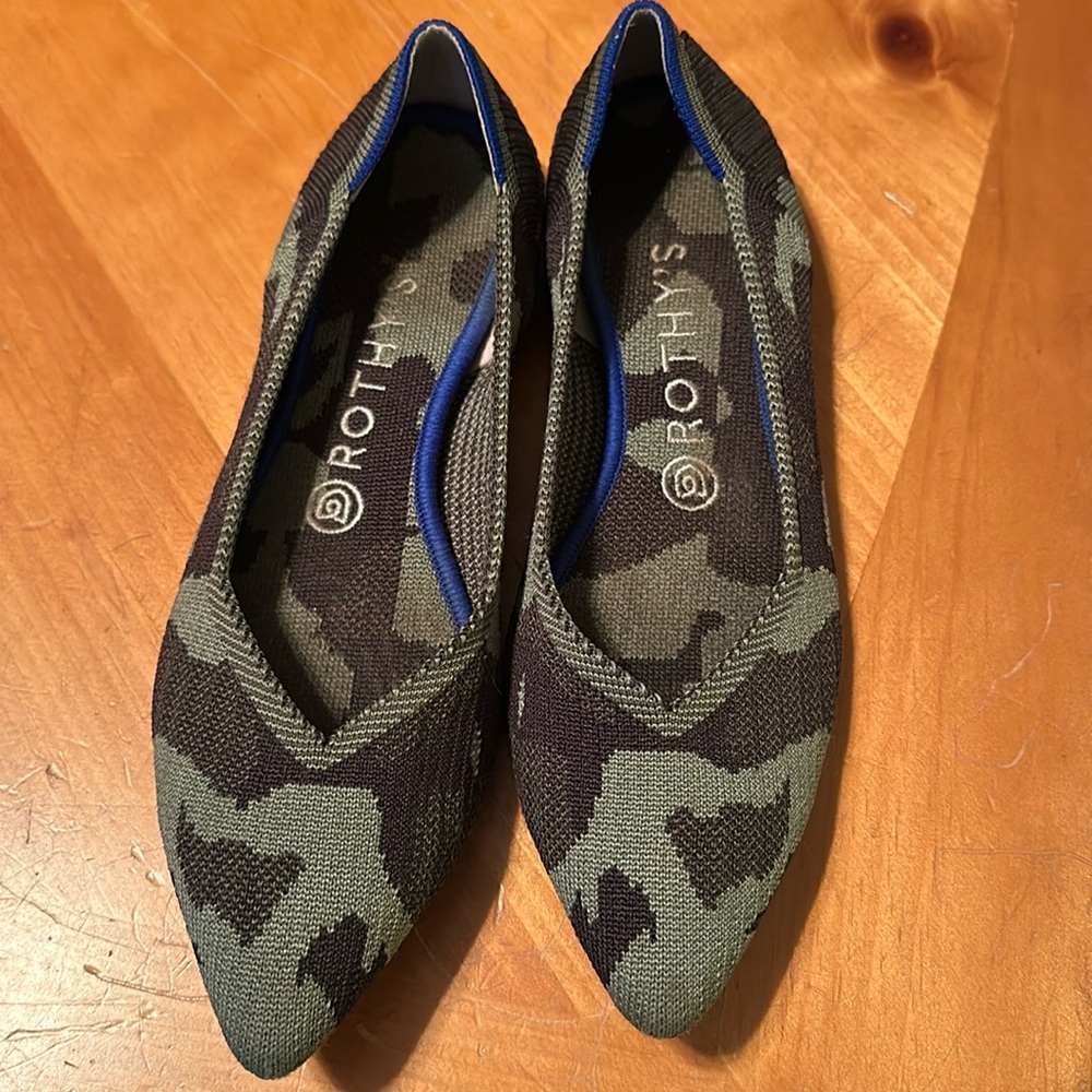 Rothy’s Camo Ballet Flats